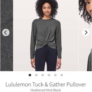 Lululemon Tuck & Gather Pullover